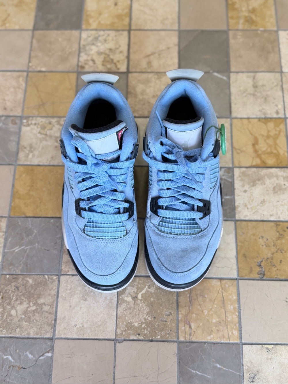 Jordan Kids Light Blue Suede Sneakers